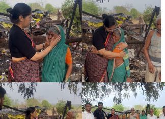 असमानी संकटस, दिला माणुसकीने आधार