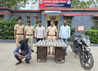 म्हसवड पोलिसांच्या धडक कारवाईत सुमारे दीड लाख रुपये किमतीचा मुद्देमाल जप्त