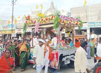 श्री संत जनाबाई यांची पालखी निघाली पांडुरंगाच्या भेटीला