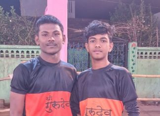 प्रेम जुनघरी व महेश कांबळे यांची नॅशनल कबड्डी चॅम्पियनशिप स्पर्धेसाठी निवड