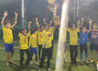 अथांग बागड़े च्या नेतृत्वात एक्ससाईट प्ले टर्फ वर इतिहास रचला-यंग डायमंड फुटबॉल लीग टुर्नामेंट