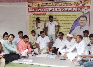 अहेरीतील भ्रष्टाचाराविरोधात माजी जि.प.अध्यक्ष अजयभाऊ कंकडालवार यांनी सुरु केले आमरण उपोषण!