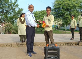 न्यू राष्ट्रीय विद्यालय चिमूरचा आराध्य जुमडे याची शिष्यवृत्तीसाठी निवड