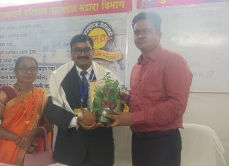 विजय नंदागवळी हे गुणवंत कामगार पुरस्काराने सन्मानित