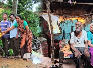 “सोशल मिडीया” च्या एका मॅसेजवर तात्काळ मदत-व्हीआयपी, फ्रिडम व मिडीयातर्फे गोरगरीबाला आधार ; गरीबाचे घर पावसात क्षतीग्रस्त