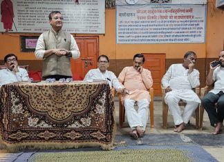 महाराष्ट्र प्रदेश माहेश्वरी सभेचे अध्यक्ष मधुसूदन गांधी यांचा अंबाजोगाई दौरा संपन्न
