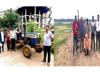 स्थानिक गुन्हे शाखा पथकाची अवैध रेती तस्करी करणाऱ्या 2 ट्रॅक्टरवर कार्यवाही- एकूण बारा लाख बारा हजार रुपयाचा मुद्देमाल जप्त