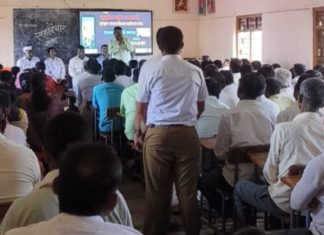 न्यू इंग्लिश स्कूल अँड ज्युनियर कॉलेज भाळवणी मध्ये गुरुकुल शिक्षक पालक विद्यार्थी सुविचार सभा उत्साहात