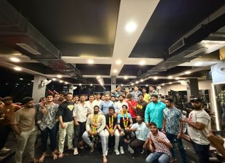 गंगाखेड येथे फिटनेस स्क्वेअर जिम मध्ये बेंच प्रेस स्पर्धा संपन्न