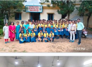 इन्फंट च्या विद्यार्थ्यांची पंचायत समिती आणि मातोश्री वृद्धाश्रम ला भेट