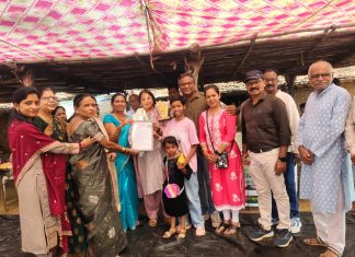 बापुनगर आदिवासी कोलाम गुड्यावर नैसर्गिक पर्यावरण संवर्धन व मानवता विकास संस्थेचा दिपोत्सव उपक्रम संपन्न