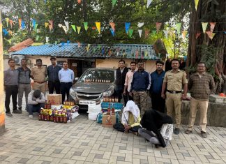 राज्य उत्पादन शुल्क विभागाची अवैध मद्यविरोधी कारवाई- 6 लक्ष 40 हजार रुपयाचा मुद्देमाल जप्त