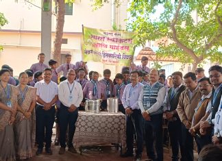नेवजाबाई हितकारिणी विद्यालय तथा कनिष्ठ महाविद्यालयात शैक्षणिक साहित्य प्रदर्शनी आणि आनंदमेळा उत्साहात साजरा
