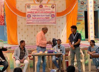 रासेयो वतीने सिकलसेल रक्त चाचणी व वृक्षसंवर्धन अशा विविधरंगी कार्यक्रमाचे आयोजन
