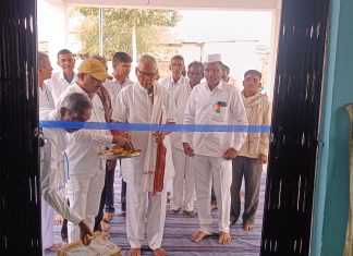 मांडवा येथे लोकसहभागातुन वाचनालयाची निर्मिती