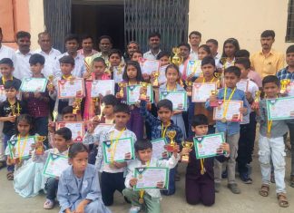 चाणक्य अबॅकस अकॅडमी आयोजित राष्ट्रस्तरीय स्पर्धेतील गुणवंतांचा सत्कार