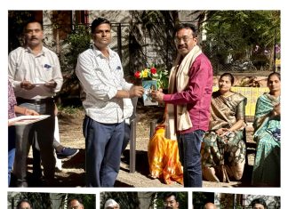 कृष्ण गीता नगर येथे नगराध्यक्षा, उपनगराध्यक्षा व नगरसेवकांचा ग्रंथ देऊन सत्कार !..