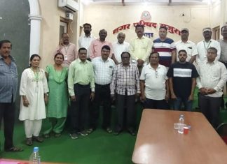 पर्यावरण संवर्धनासाठी नगराध्यक्ष अरुण धोटे यांना निवेदन ;नेफडो च्या शिष्टमंडळाची भेट