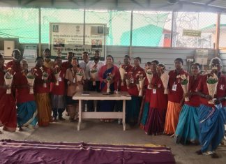 निंबाळा येथे पारंपारिक बांबू हस्तकला प्रशिक्षण शिबीर संपन्न