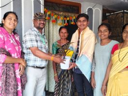 निशांत आंबटकर ची मुंबई लोहमार्ग पोलिस पदावर निवड झाल्याबद्दल सत्कार