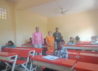 सरस्वती विद्यालयात प्राथमिक शिष्यवृत्ती परीक्षा सुरळीत संपन्न