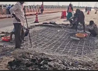 आष्टी येथील निकृष्ट पुलियाच्या कामाची चौकशी करून दोषींवर कठोर कारवाई करा*—— काँग्रेस जिल्हाध्यक्ष महेंद्र ब्राह्मणवाडे