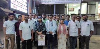 ऑनलाईन औषधी विक्री विरोधात बंद ला राजुरात उत्तम प्रतिसाद