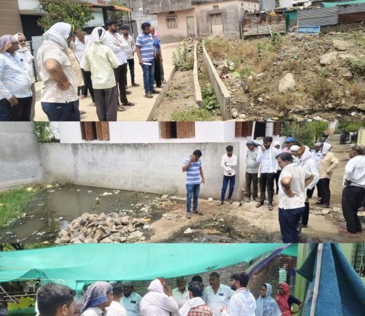 नगरसेवक तथा गट नेते ॲड. मिथिलेश भय्या केंद्रे यांनी मान्सूनपूर्व तयारीचा घेतलाआढावा